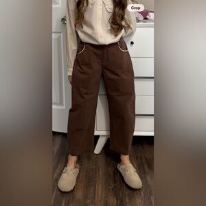 Zara Kids  LACE TRIM BALLOON LEG PANTS (size 9/10)